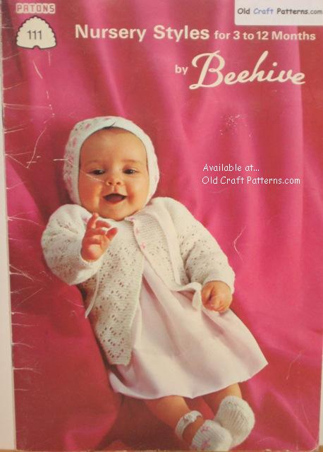 crochet & knitting baby clothes,layettes,patons nursery ...