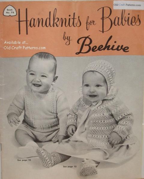 patons 78 vintage handknits for babies baby crochet and knitting patterns - w...