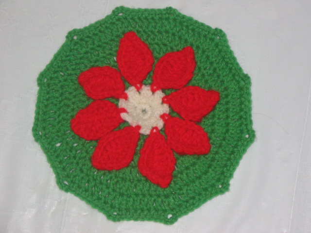 free crochet poinsettia patterns